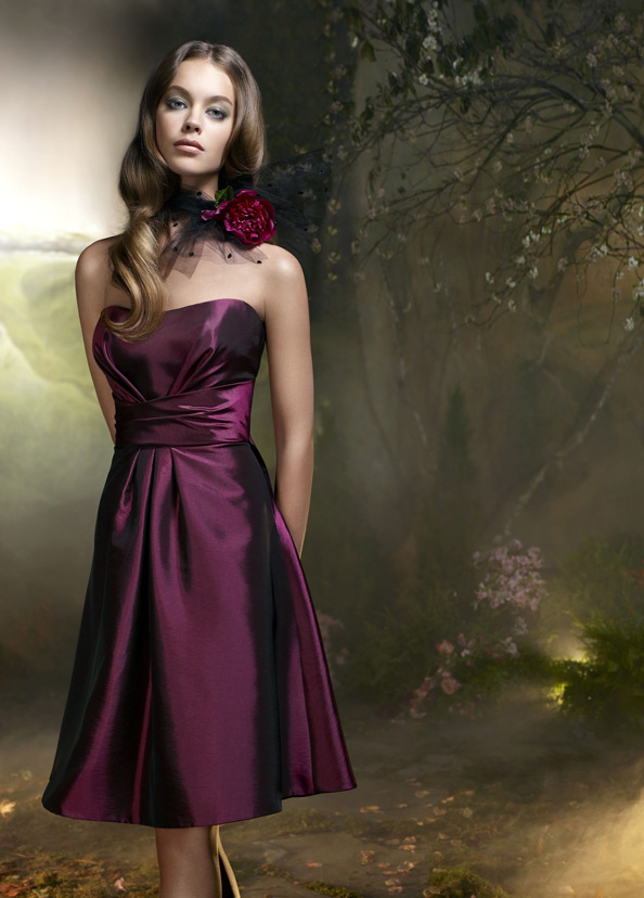Lazaro bridesmaid dress